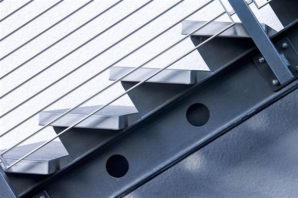 First Floor CPH har en udendørs ståltrappe til dig