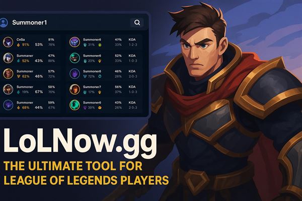 Lolnow.gg - the ultimate tool for league of legends players