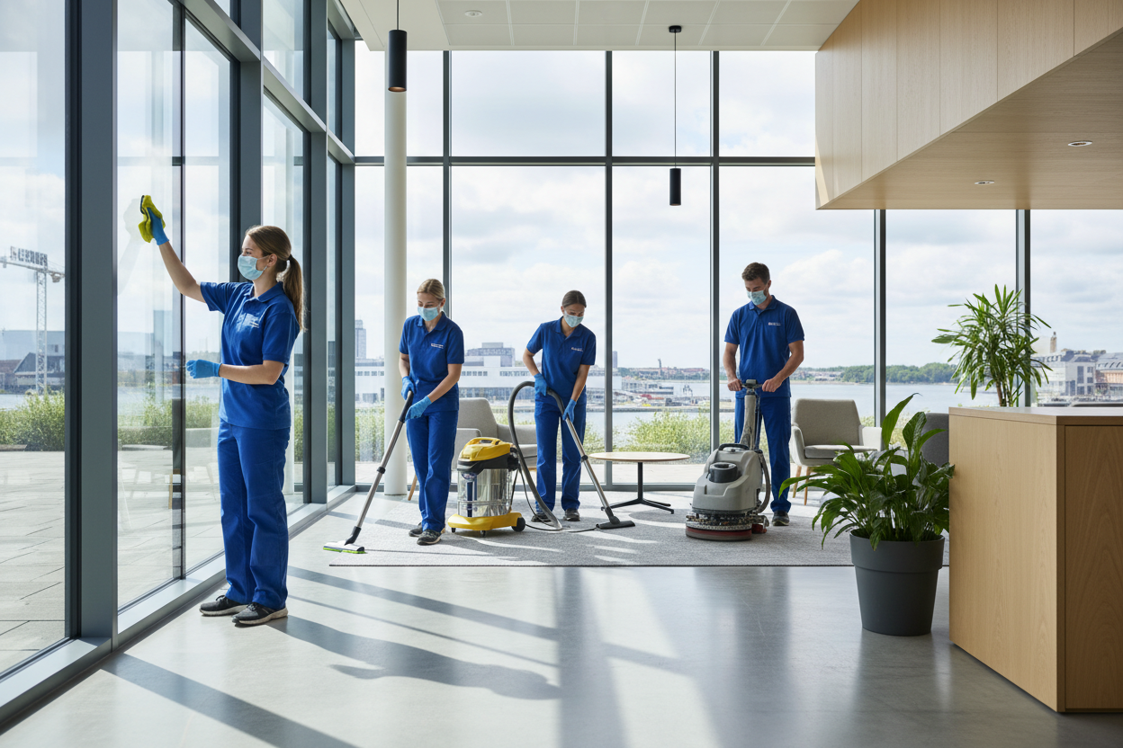 Professionel Erhvervsrengøring i Aalborg: Et Rent Arbejdsmiljø Betaler Sig